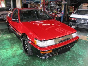 AE86 赤黒レビン納車