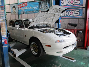 ユーノスロードスター　NA8C　作業１