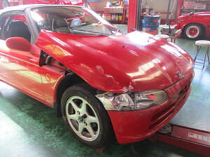 赤のビート修理ー１